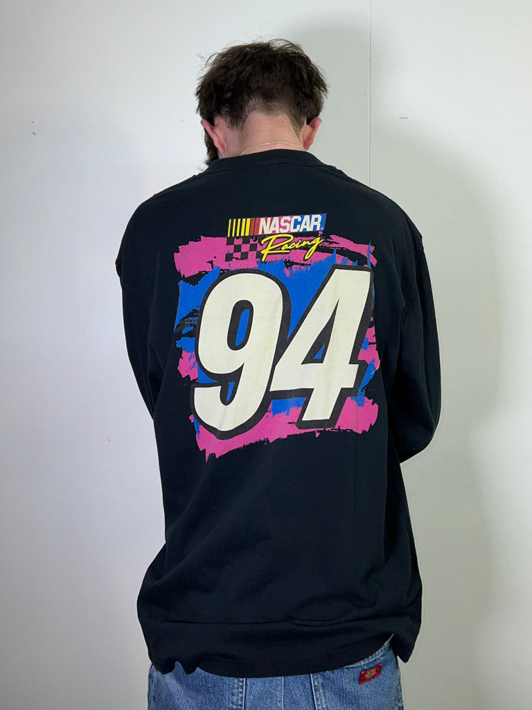 NARCAR Team 94 Vintage Black Long Sleeve Tee