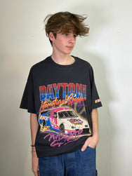 NASCAR Daytona Lightning Black Tee