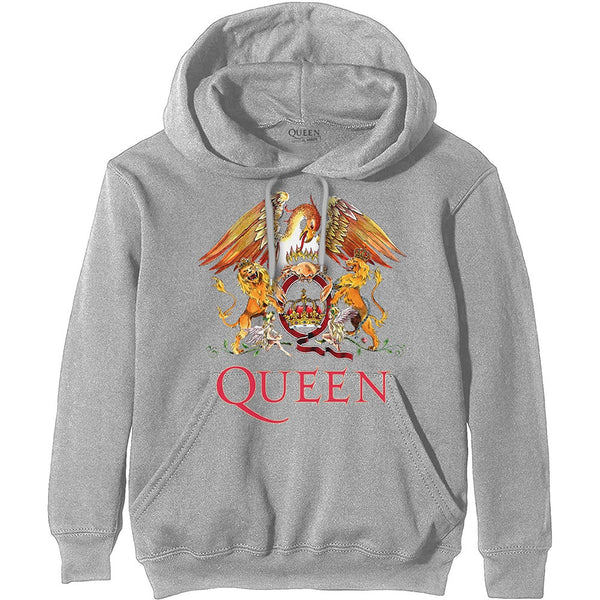 Queen Classic Crest Grey Hoodie