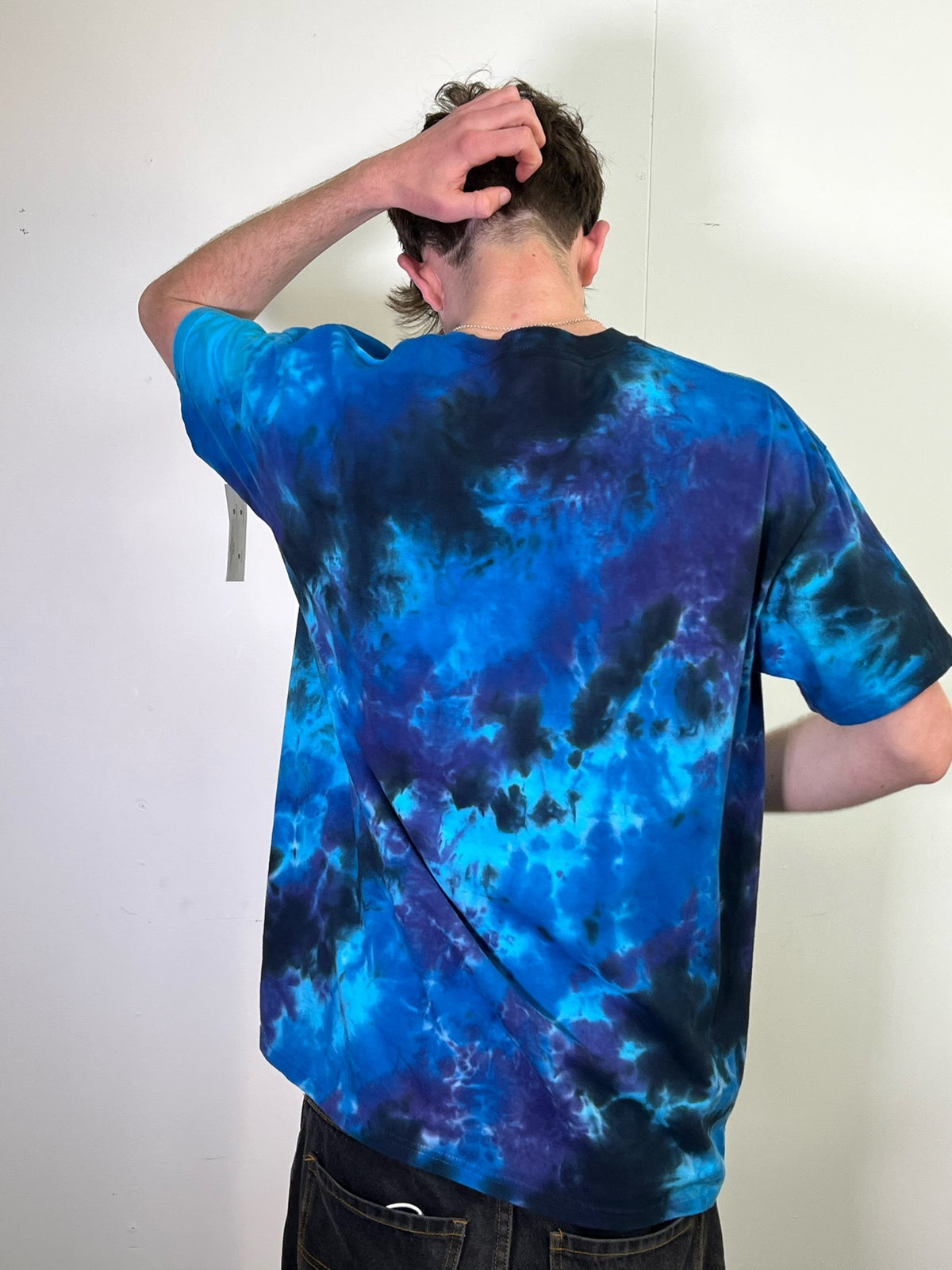 Led Zeppelin Wembley 71 Blue Tie Dye Tee