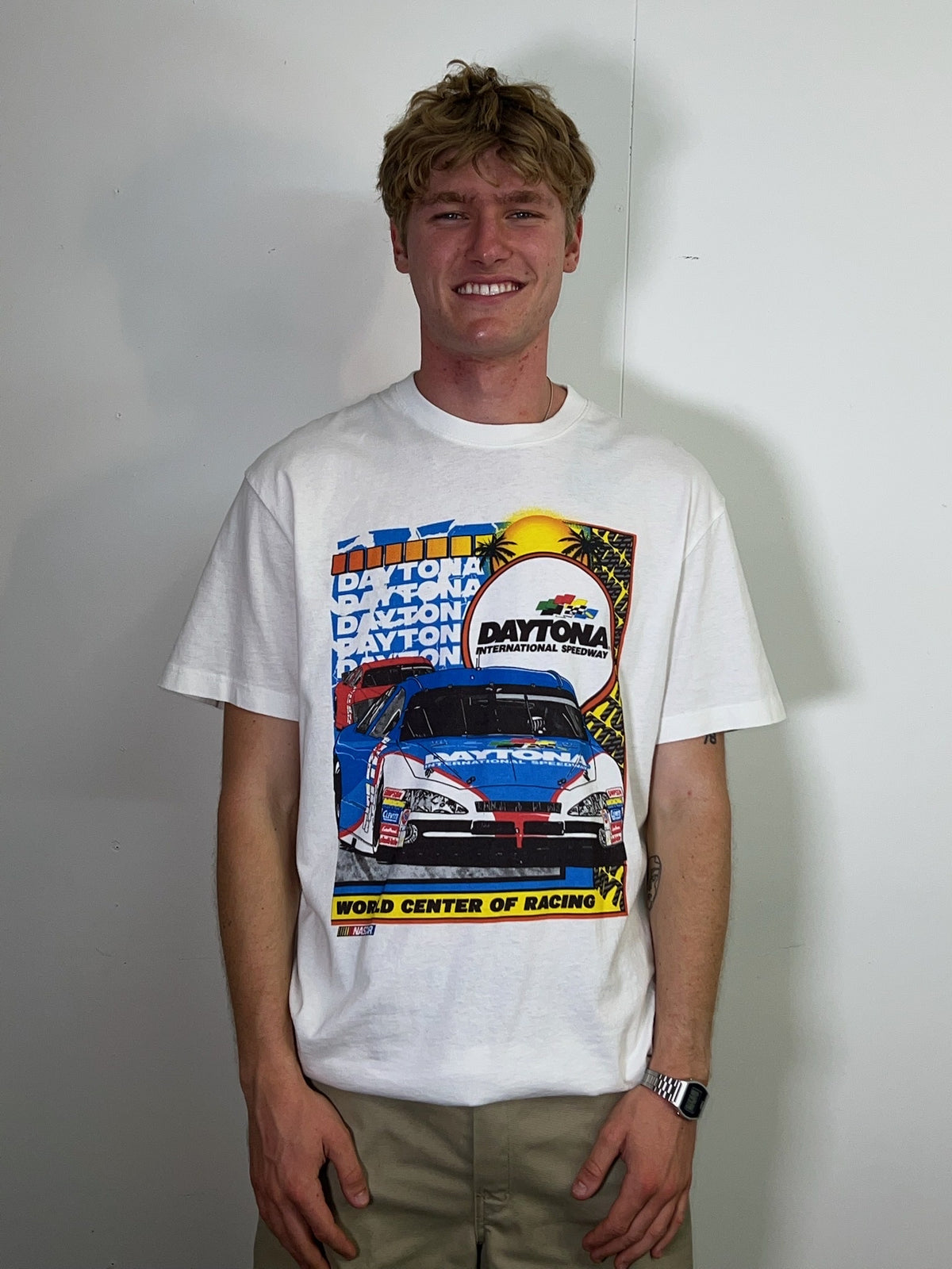 NASCAR Daytona International Speedway White Tee