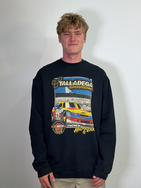 NASCAR Talladega Superspeedway Crewneck Black Sweatshirt