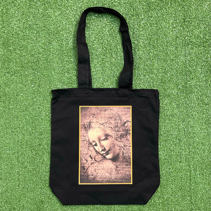 Leonardo da Vinci's La Scapigliata Tote Bag