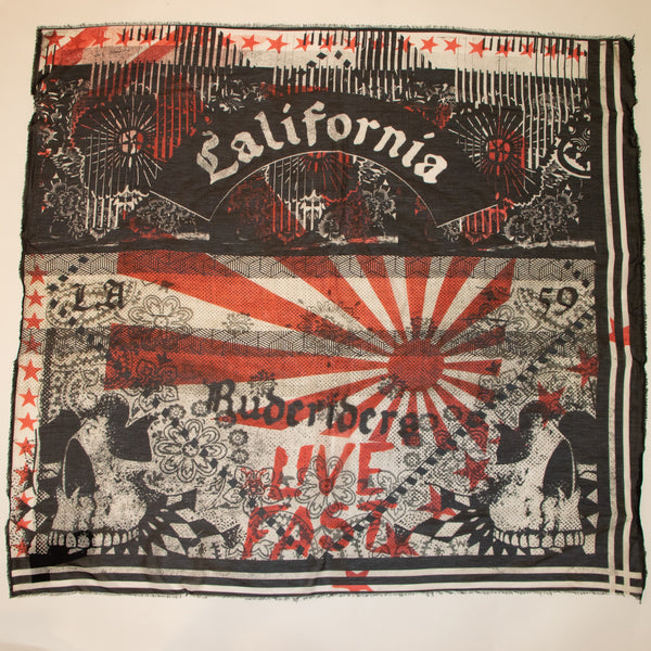 Live Fast California Scarf