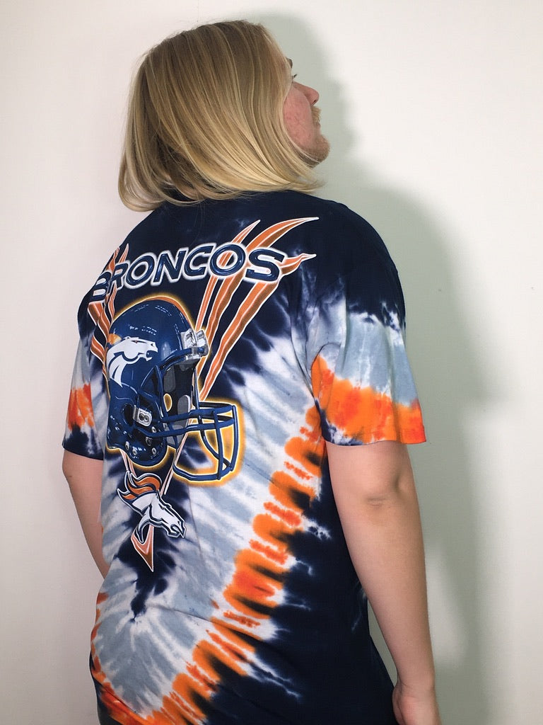 Denver Broncos V Tie-Dye Tee