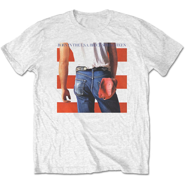 Bruce Springsteen Born in the USA White Tee