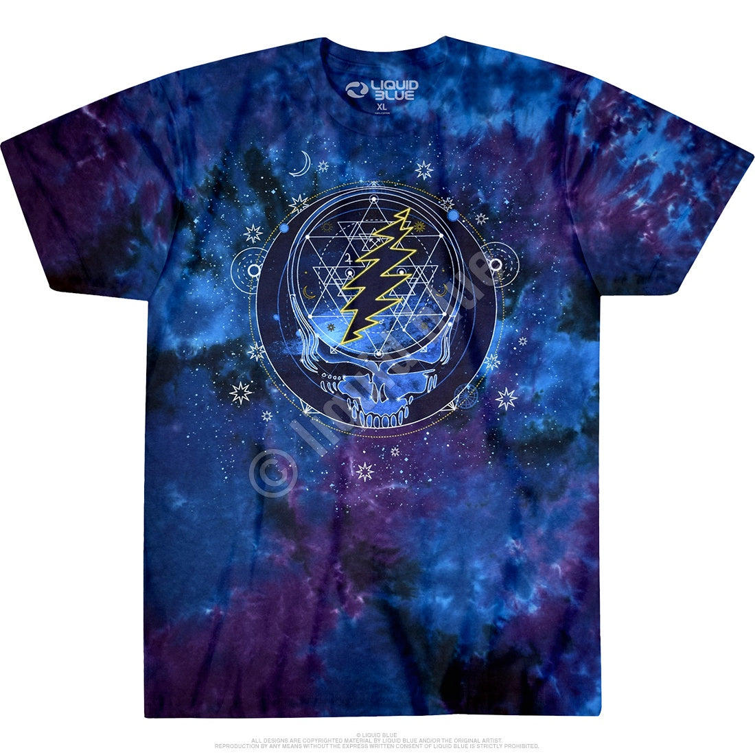 Grateful Dead Mystical Stealie Black Tee