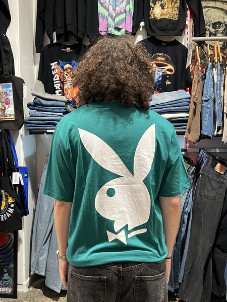 Playboy Bunny Stack Green Tee