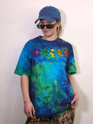 Grateful Dead Dancing Bears Tie Dye Tee