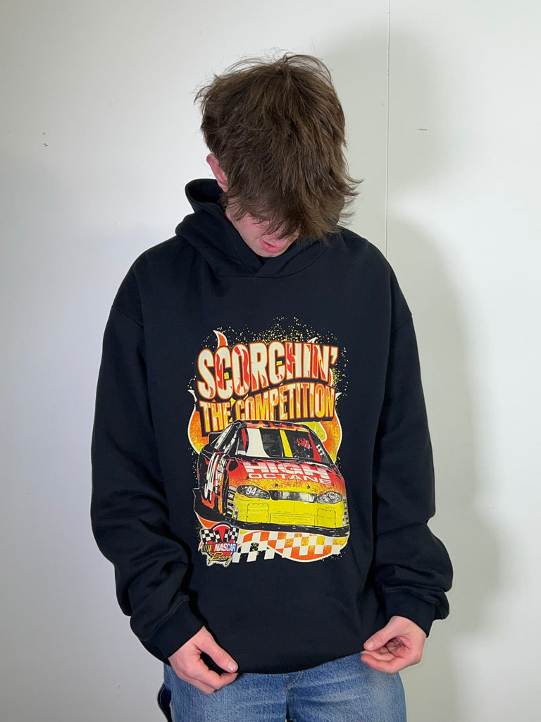 NASCAR Scorchin Heat Vintage Black Hoodie