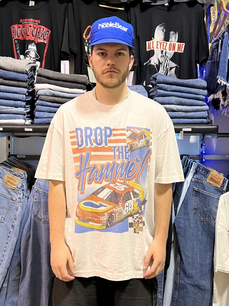 NASCAR Drop The Hammer Silver Marl Tee