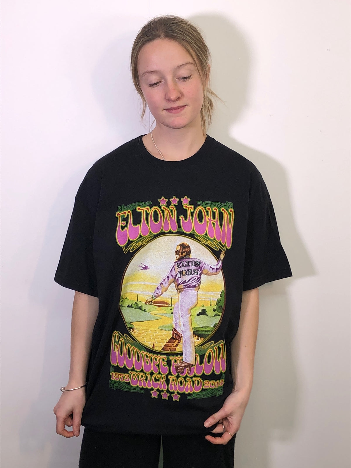 Elton John Goodbye Yellow Brick Road Tee