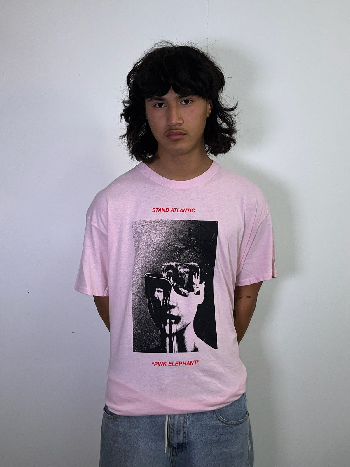 Stand Atlantic Pink Elephant Pink Tee