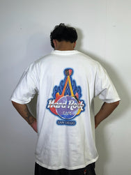 Hard Rock Cafe San Diego White Vintage Tee Large