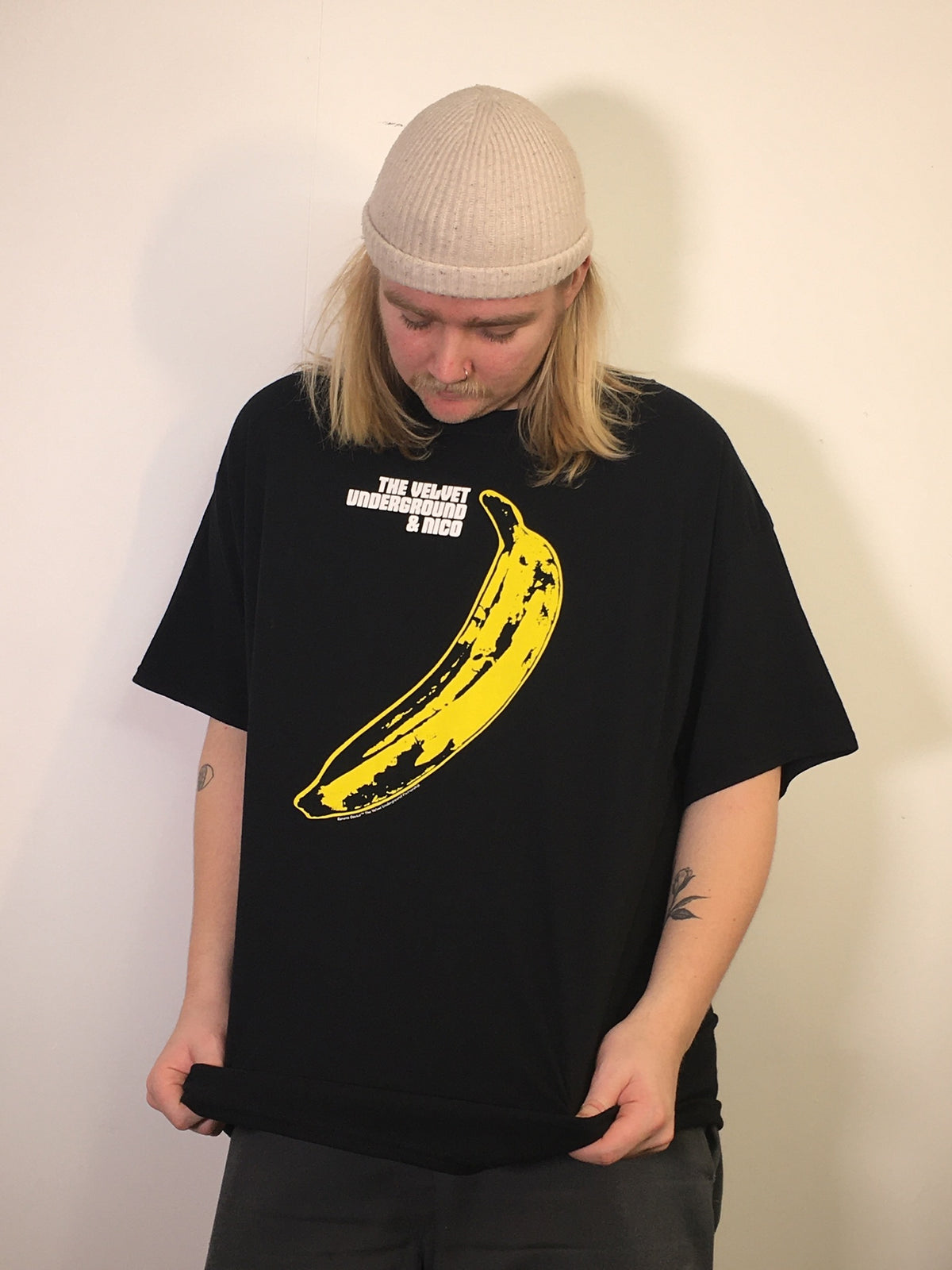 Velvet Underground Banana Black Tee