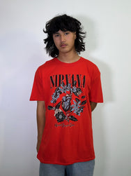 Nirvana Heart Shaped Box Red Tee
