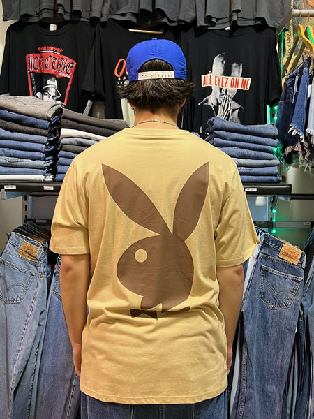 Playboy Bunny Stack Tan Tee SS