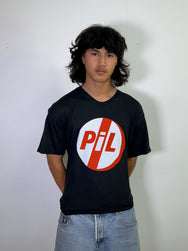 Public Image Ltd PIL Logo Black Tee