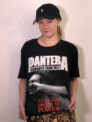 Pantera Vulgar Display of Power Black Tee