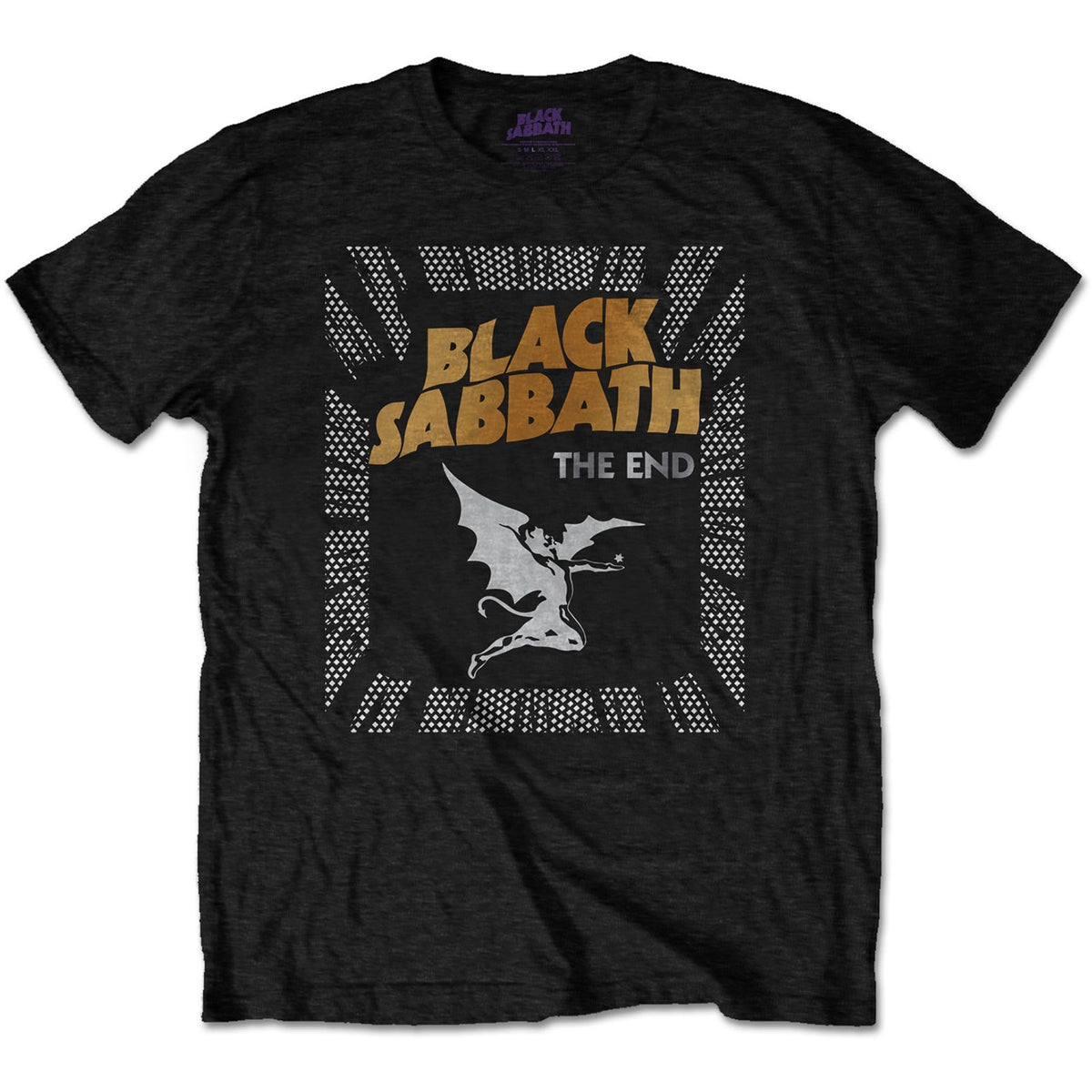 Black Sabbath The End Demon Black Tee