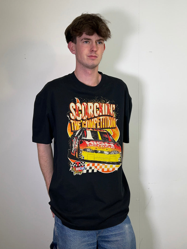 NASCAR Scorchin Comp Vintage Black Tee