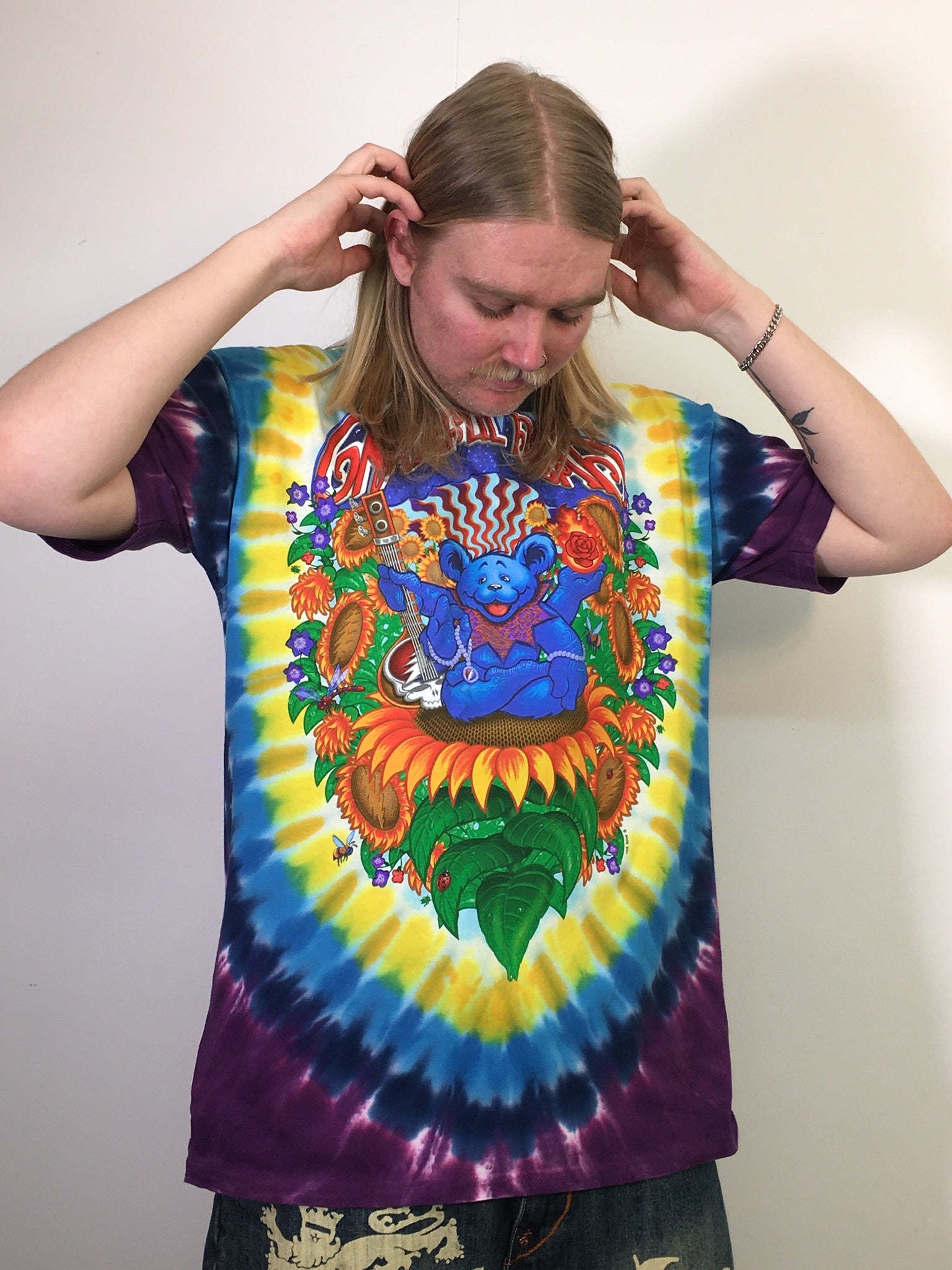 Grateful Dead Guru Bear Tie-Dye T-Shirt