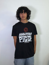 Radiohead Gucci Piggy Black Tee