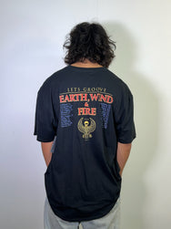 Earth Wind & Fire Let's Groove Black Tee