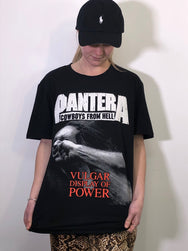 Pantera Vulgar Display of Power Black Tee