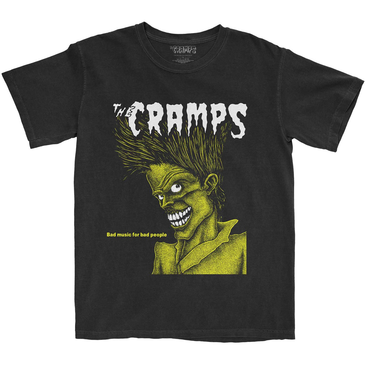 Cramps Bad Music Black Tee