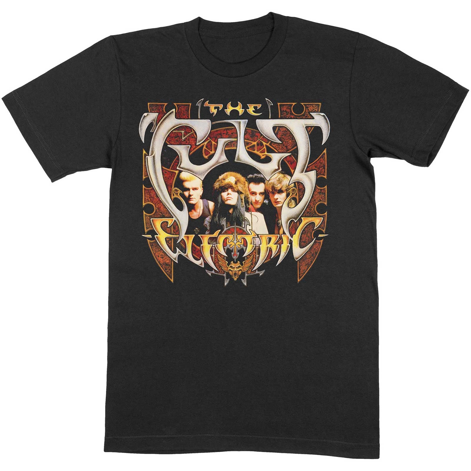 The Cult Electric Summer 1987 Black Tee