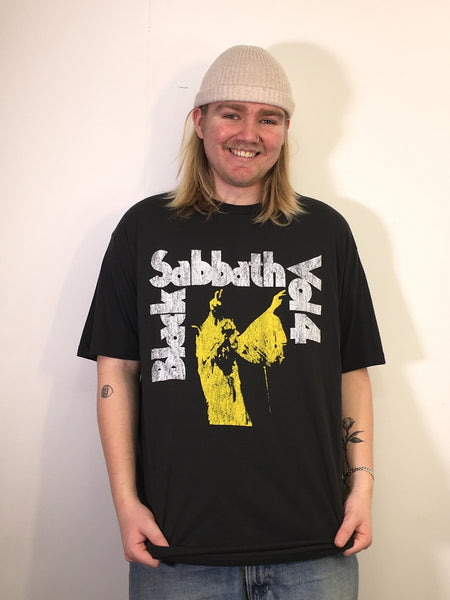 Black Sabbath Vol 4 Coal Tee
