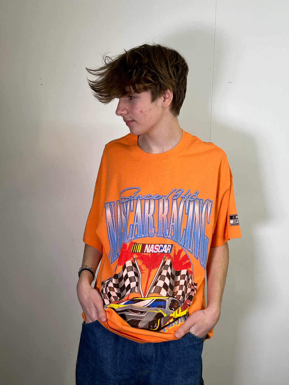 NASCAR Daytona Est Orange Tee