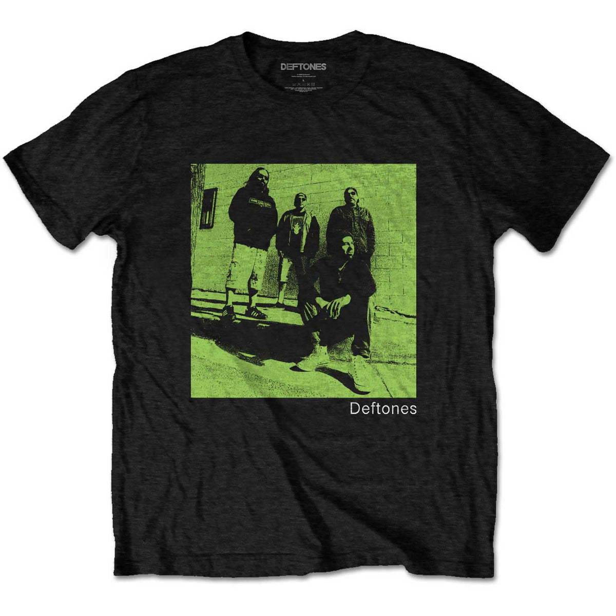 Deftones Green Photo Black Tee