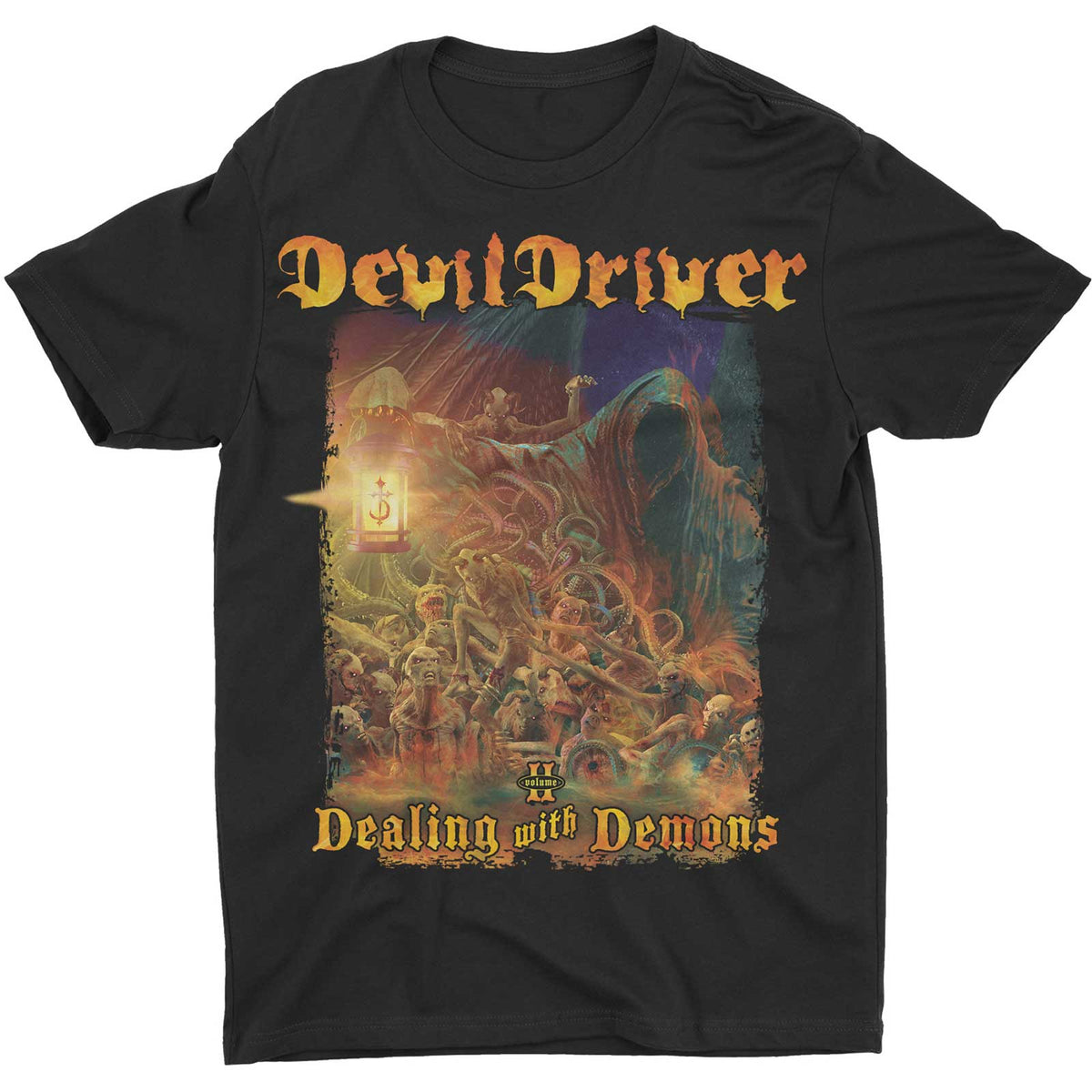 Devil Driver Borrowed Design Black Tee