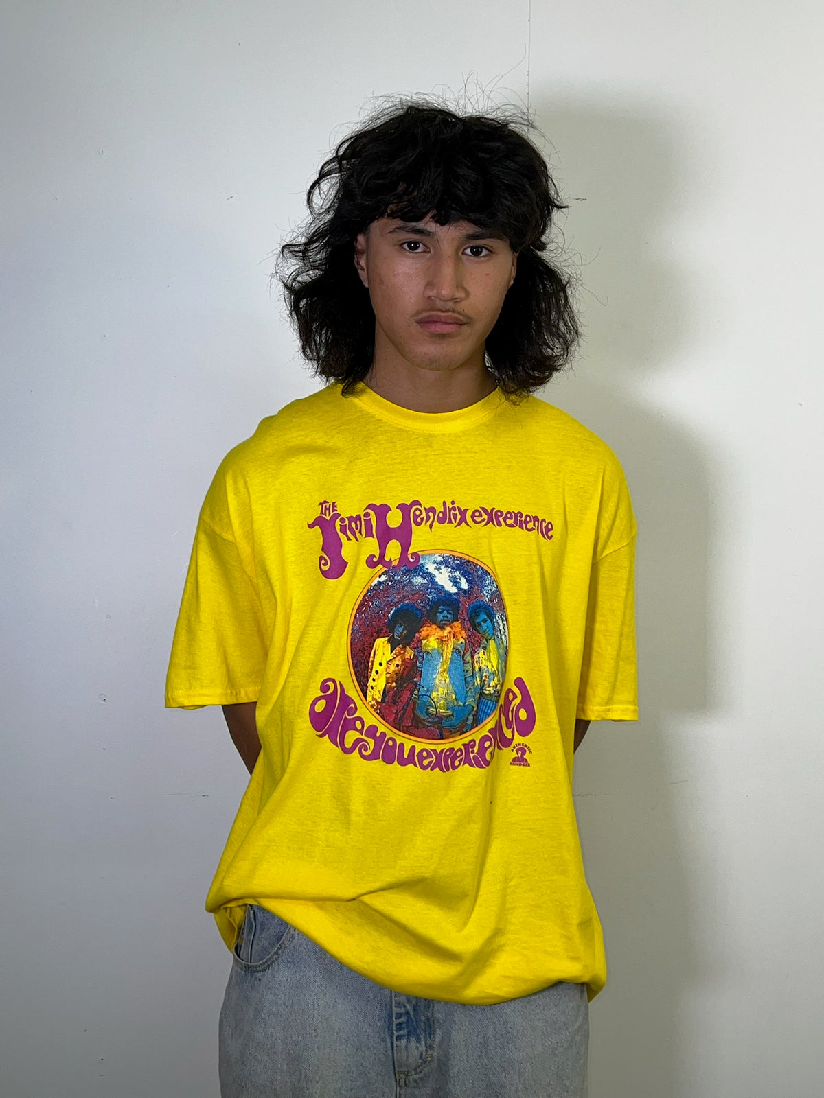 Jimi Hendrix Are You Experienced Yellow Tee