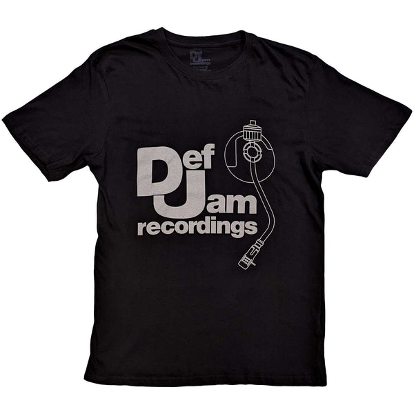 Def Jam Records Logo & Stylus Black Tee