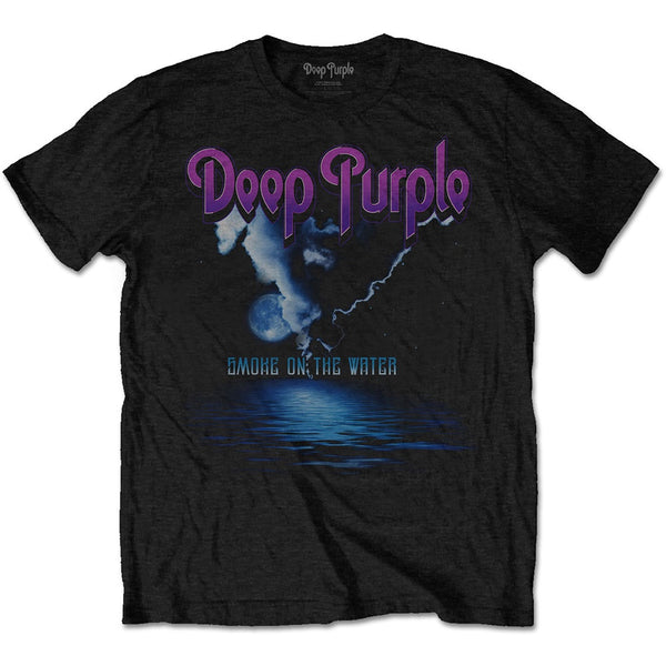 Deep Purple Smoke on the Water Black Tee