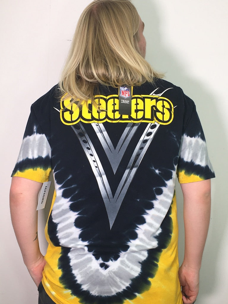 Pittsburgh Steelers V Tie-Dye Tee