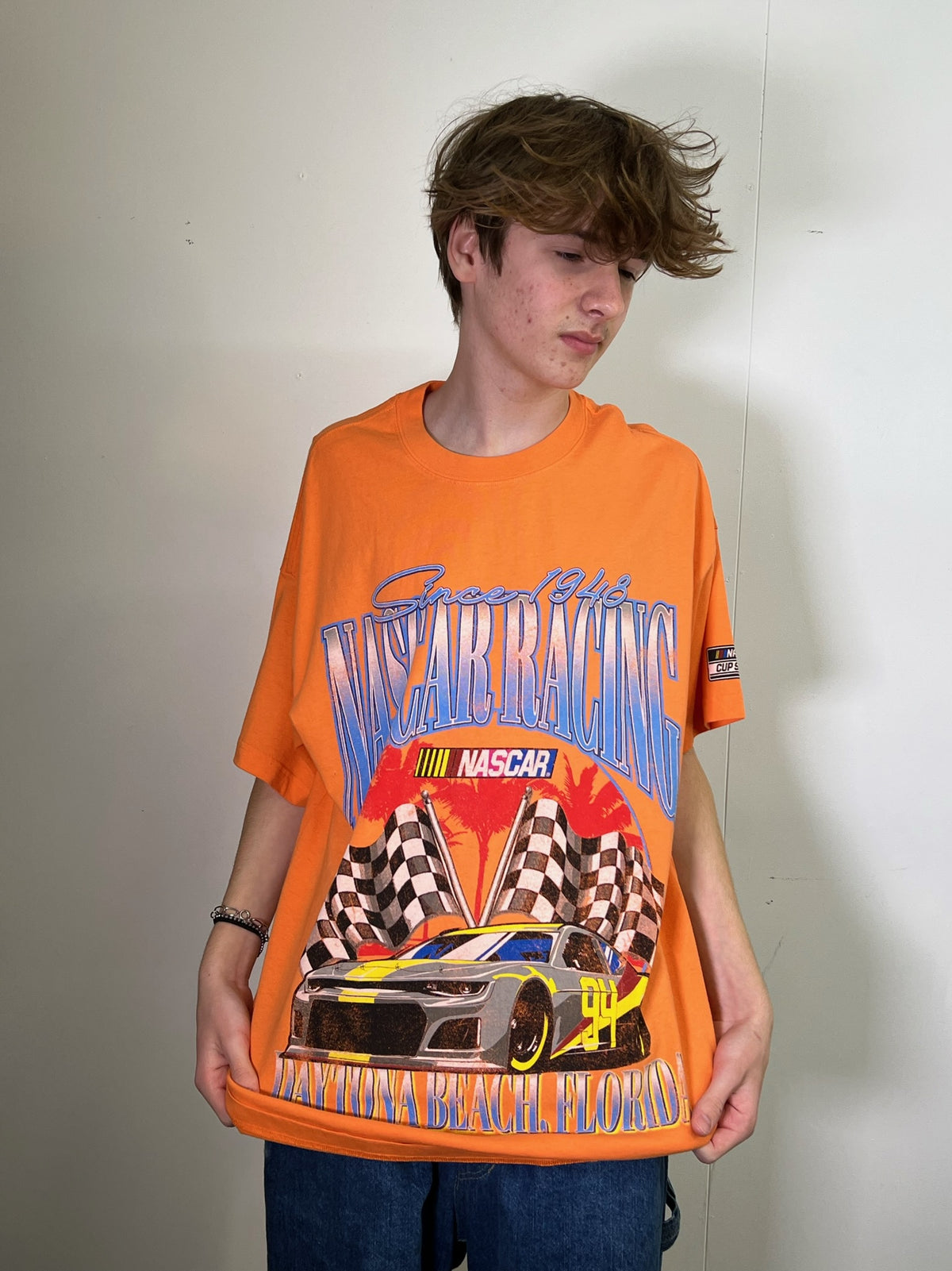 NASCAR Daytona Est Orange Tee