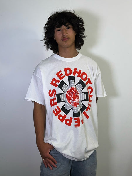 Red Hot Chili Peppers Aztec White Tee