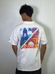 Hard Rock Cafe Paris White Vintage Tee Medium