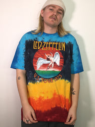 Led Zeppelin Icarus 1975 Tie Dye Tee