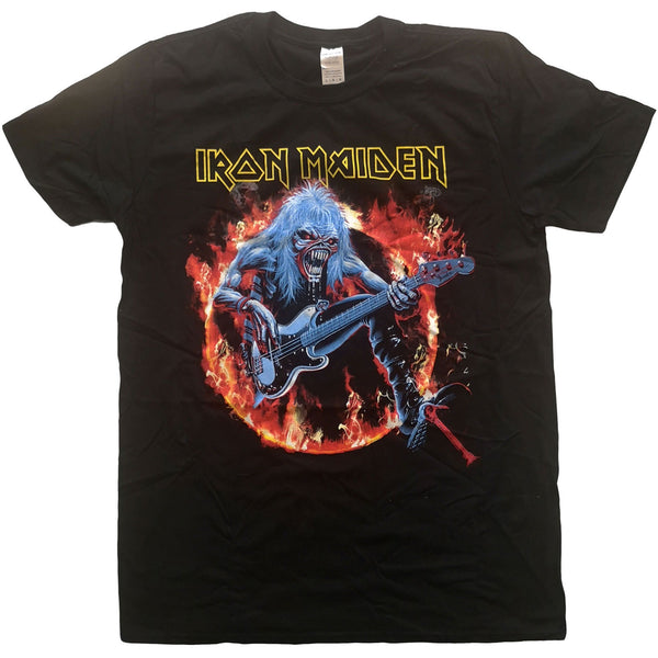 Iron Maiden Fear Live Flames Black Tee