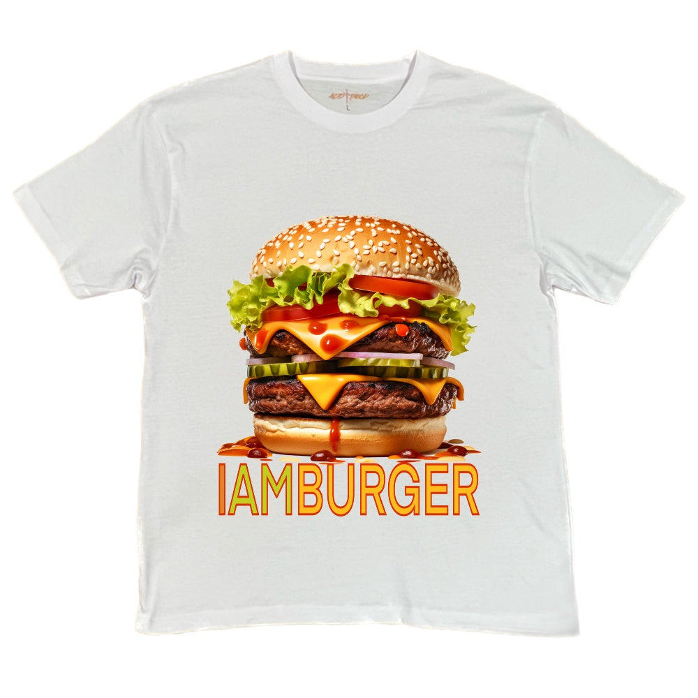 I Am Burger Design Tee
