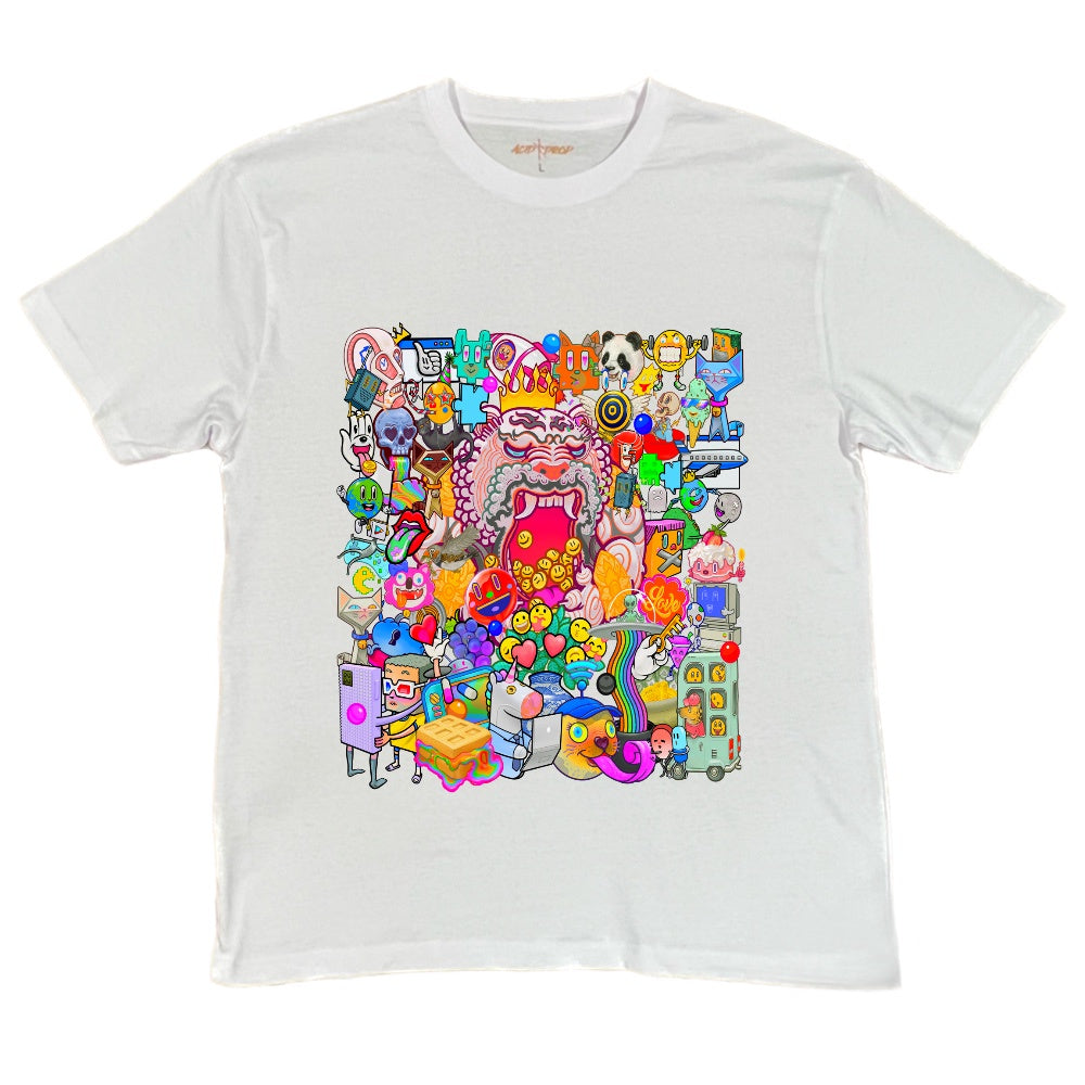 Icon Collage Design Tee