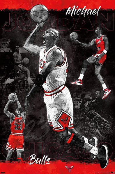 Michael Jordan Sketch Poster #106