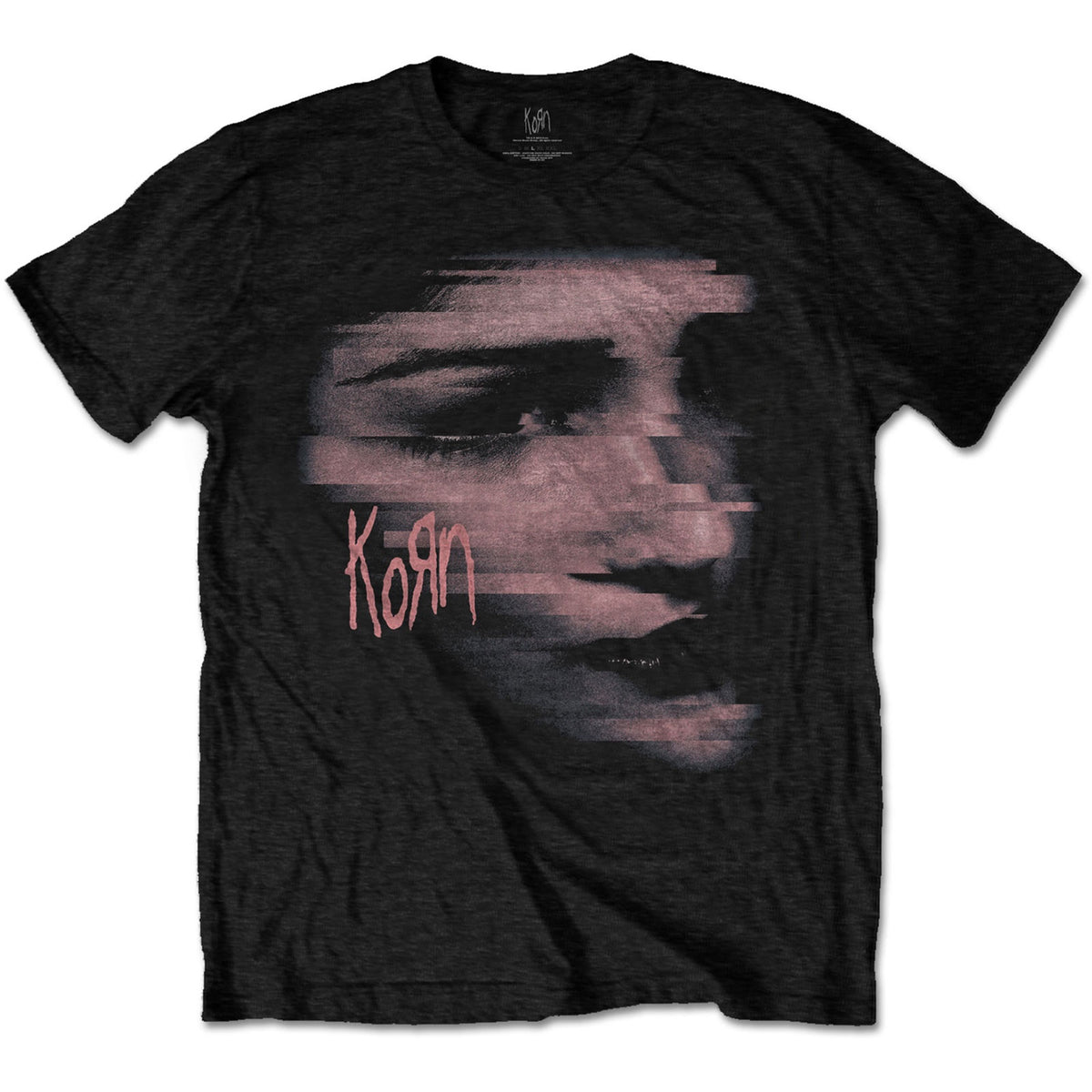 Korn Chopped Face Black Tee