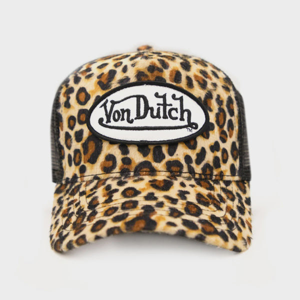 Von Dutch Leopard Trucker Cap