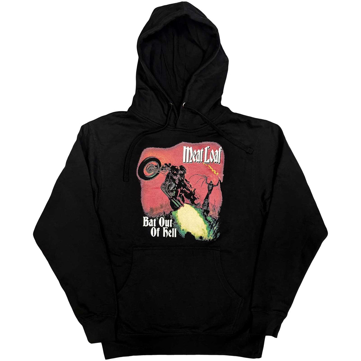 Meatloaf Bat Out of Hell Black Hoodie